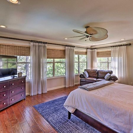 Luxury Hot Springs Oasis On Lake With Private Dock! Exterior foto