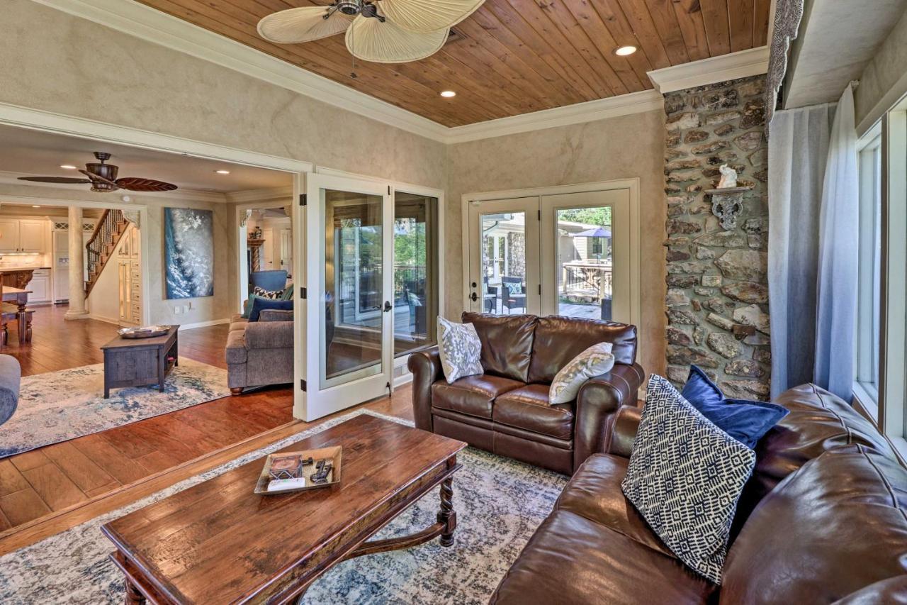 Luxury Hot Springs Oasis On Lake With Private Dock! Exterior foto