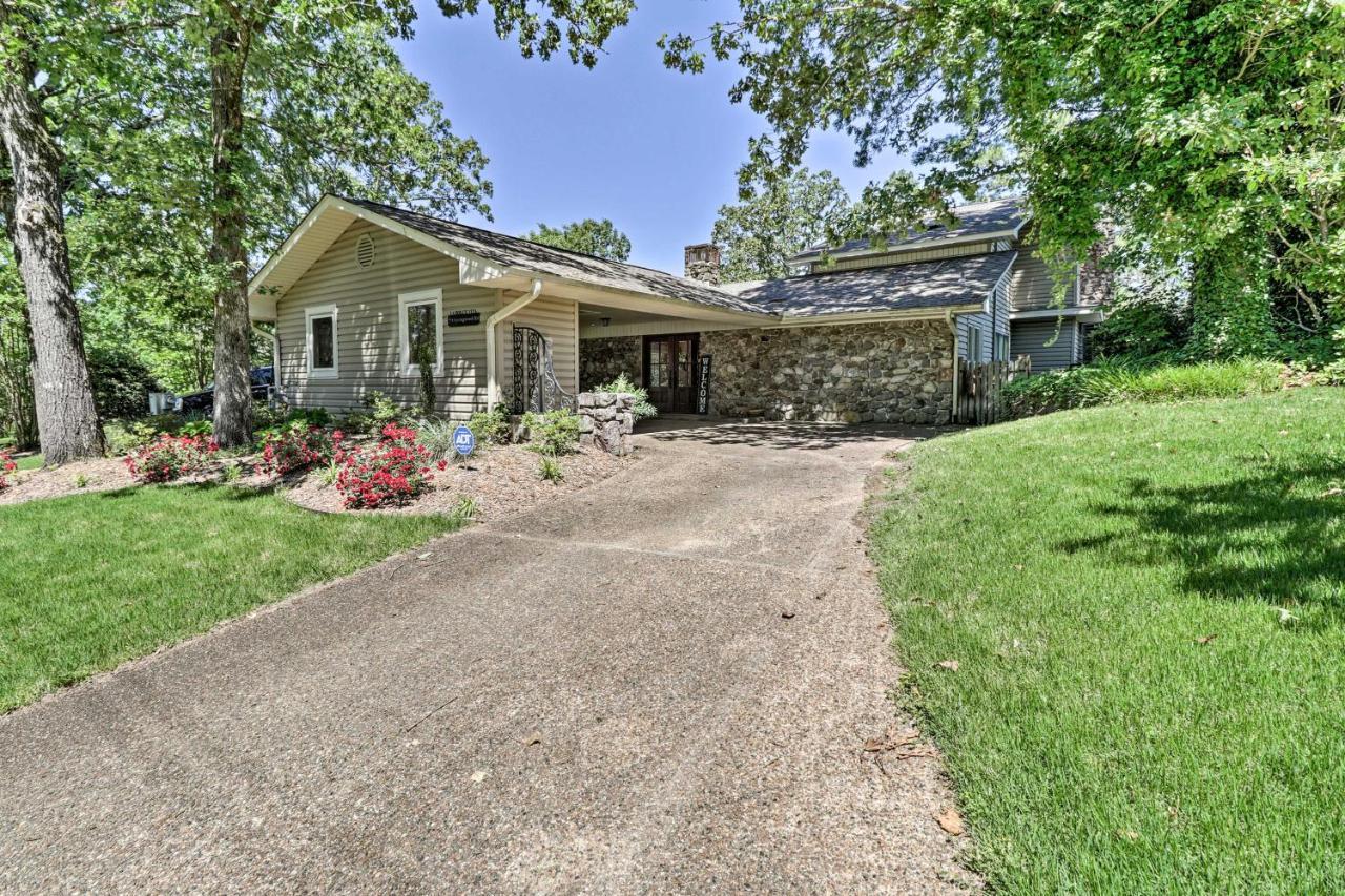 Luxury Hot Springs Oasis On Lake With Private Dock! Exterior foto